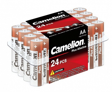Батарейки алкалиновые АА LR6 Camelion Plus box /24/144/576/6752/