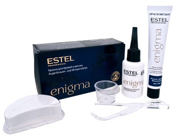 Estel ENIGMA EN/2 Краска для бровей и ресниц т. иссиня-черный