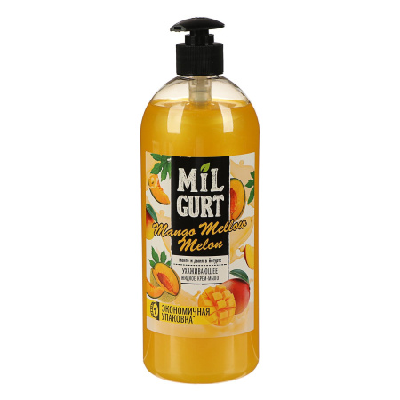 Жидкое крем-мыло Milgurt 860мл манго и дыня в йогурте