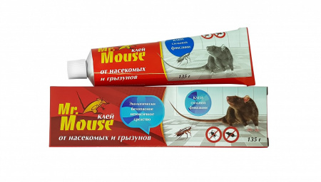 Клей от грызунов и насекомых Mr. Mouse 135г (У-60)