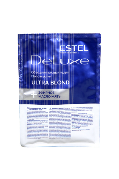 Пудра для обесцвечивания волос   30г De Luxe Ultra Blond DL/P 30 (У-80)