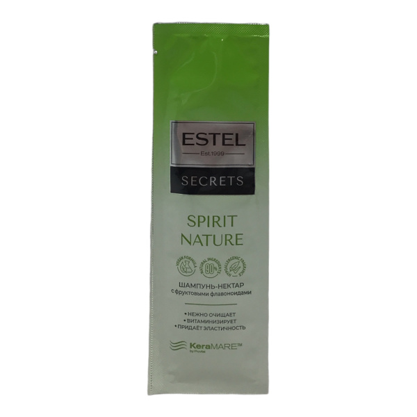 ESTEL SECRETS ES/N/S10 Шампунь-нектар с фруктовыми флавоноидами для волос Spirit Nature 10мл