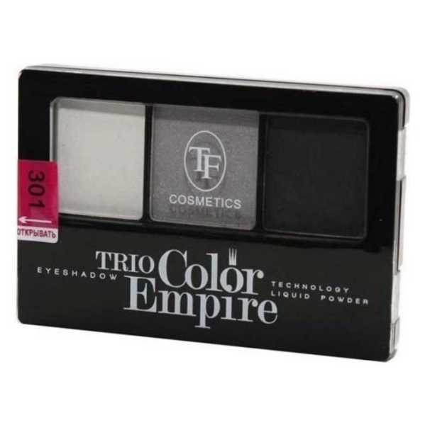 Тени для век TF Trio Color Empire 3-х цв. т. 301 серый жемчуг (У-12)