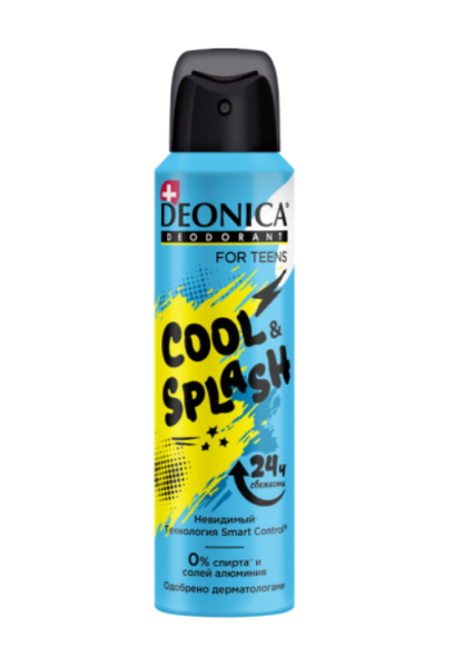 Дезодорант Deonica For Teens aer 150мл Cool&Splash