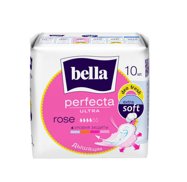 Прокладки Bella Perfecta Ultra 10шт Rose deo fresh ультратонкие