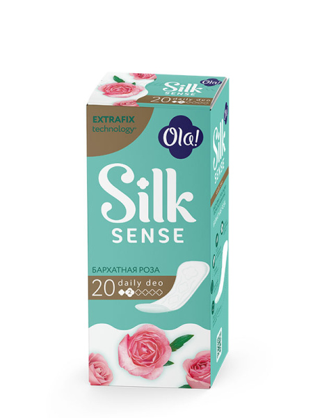 Прокладки ежедневные OLA! Silk Sense Daily Dео 20шт Бархатная роза