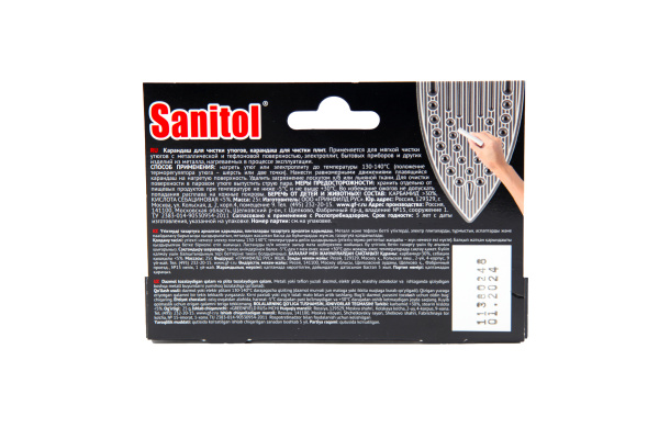 Карандаш для чистки утюгов Sanitol