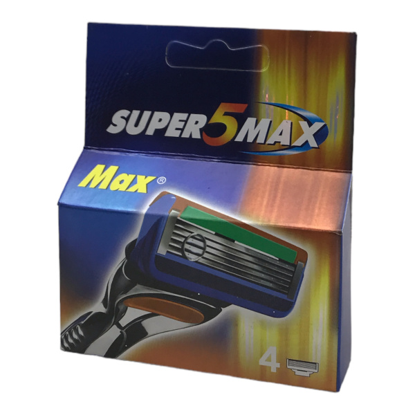 Сменные кассеты для бритья Max 5 4шт /K-20AA/