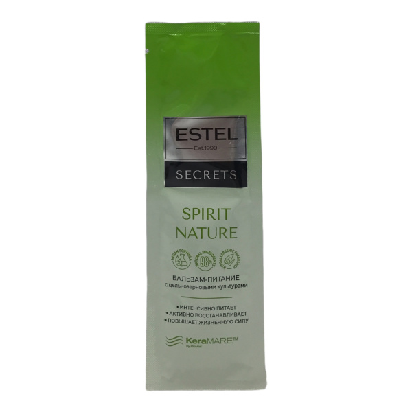 ESTEL SECRETS ES/N/B10 Бальзам-питание с цельнозерновыми культурами для волос Spirit Nature 10мл