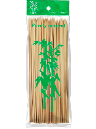 Шампуры деревянные  70шт 25см*0,3см бамбук