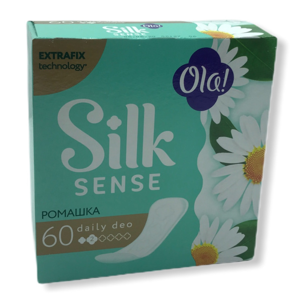 Прокладки ежедневные OLA! Silk Sense Daily Dео 60шт Ромашка