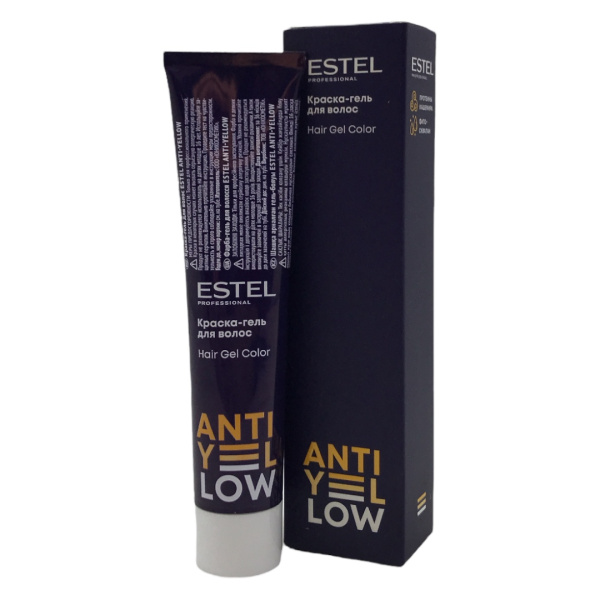 ESTEL ANTI-YELLOW AY/68 Краска-гель для волос фиолетово-жемчужный нюанс  60мл