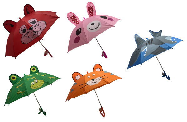 Зонт-трость детский 45см со свистком
