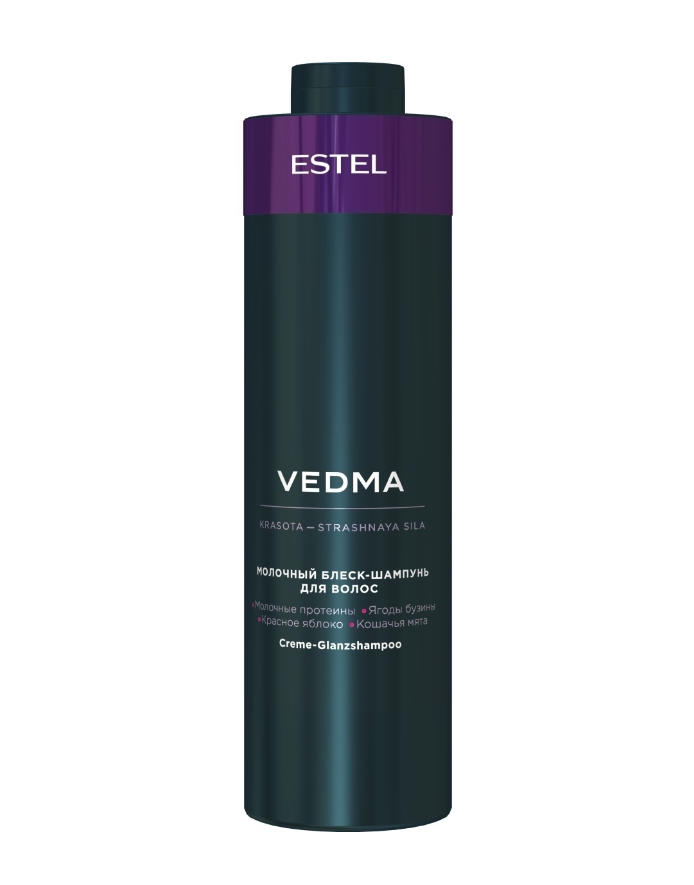 ESTEL Vedma VED/S1 Шампунь-блеск для волос молочный 1000мл (У-6)