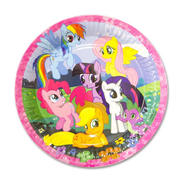 Тарелка бумажная 23см 8шт My Little Pony 