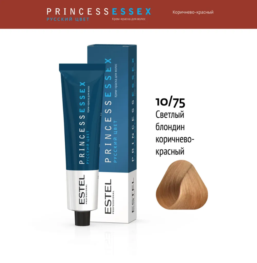 Professional ESSEX PRINCESS 10/75 светлый блондин коричнево-красный 60мл (У-40)