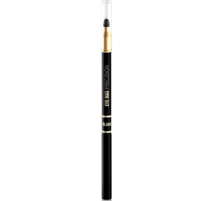Карандаш для глаз автомат Eveline Eye Max Precision с растушевкой черный (У-6/36)