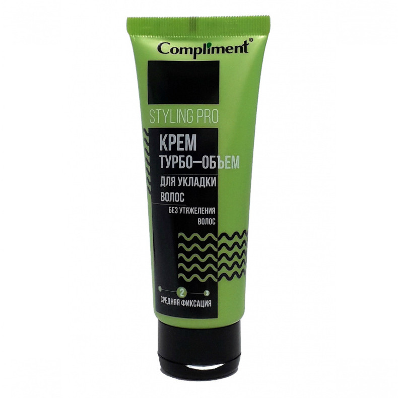Крем для волос Compliment STYLING PRO 75мл турбо-объем, средняя фиксация (У-13)