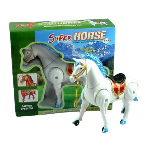 Лошадка на батарейках 22,5*6,8*20см