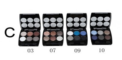 Тени для век Farres  6-ти цв. перламутровые/матовые set С (У-12)