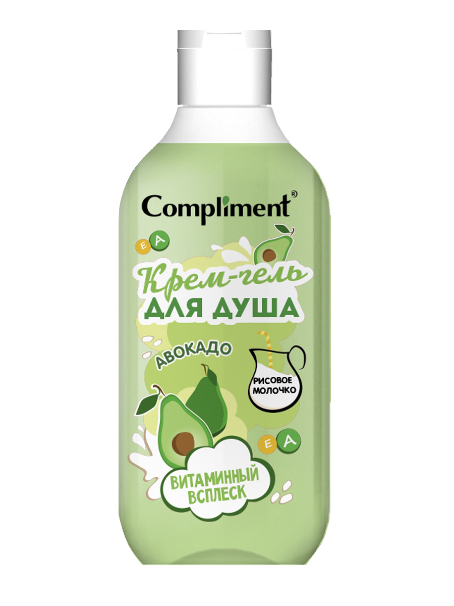 Крем-гель для душа Compliment 500мл Витаминный всплеск (У-12)