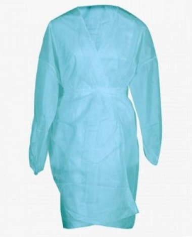 Халат кимоно SMS люкс с рукавами голубой 5шт