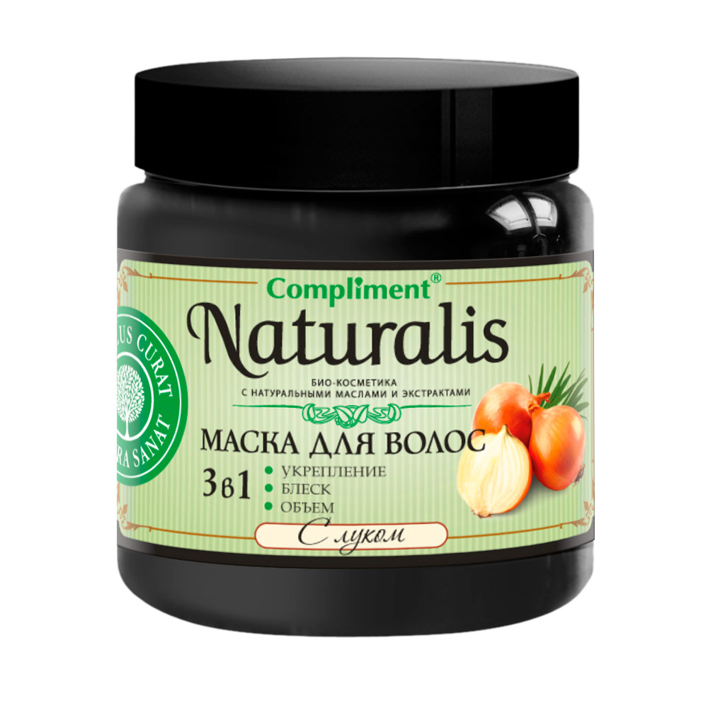 Маска для волос Compliment Naturalis 3в1 500мл с луком (У-12)