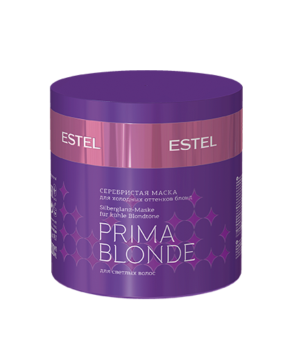 ESTEL PRIMA BLONDE PB.7 Серебристая маска для холодных оттенков 300мл 