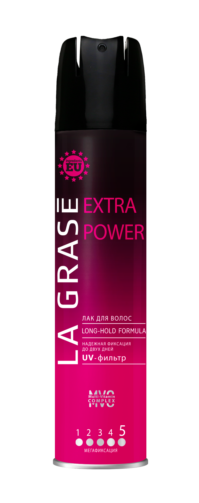 Лак для волос Lagrase Extra Power 250мл (У-12) 