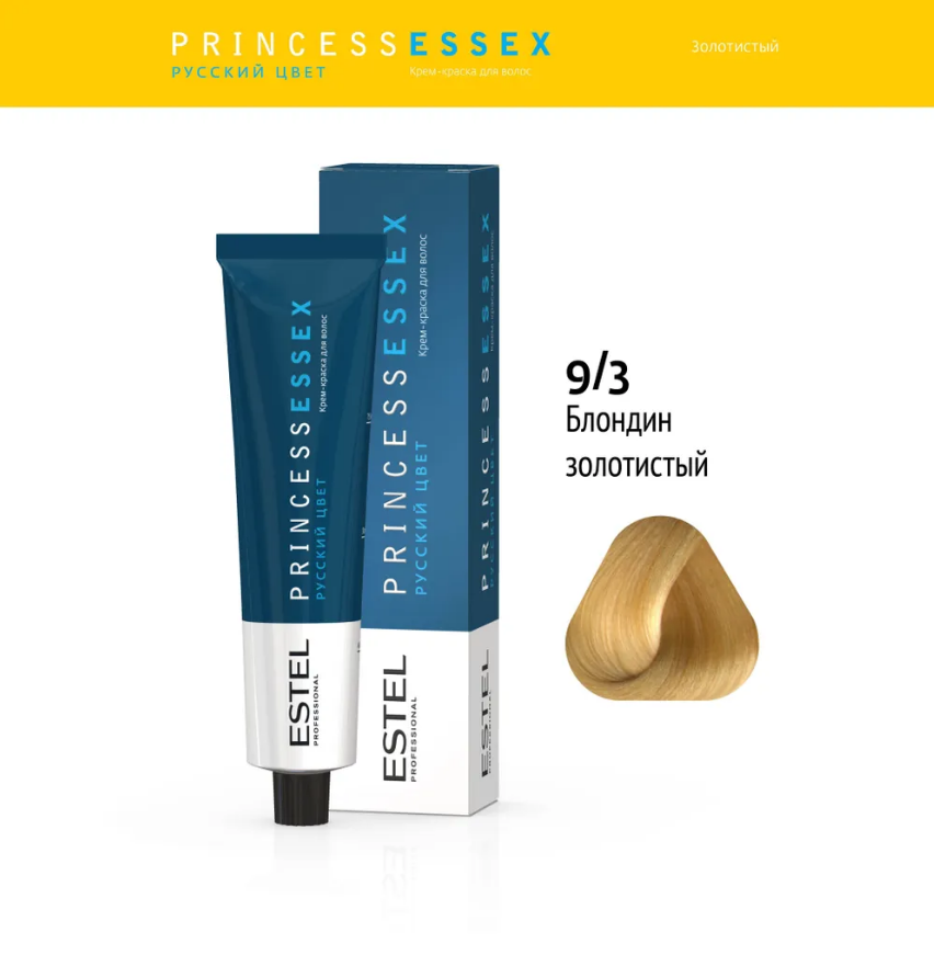 Professional ESSEX PRINCESS  9/3 блондин золотистый/пшеничный 60мл