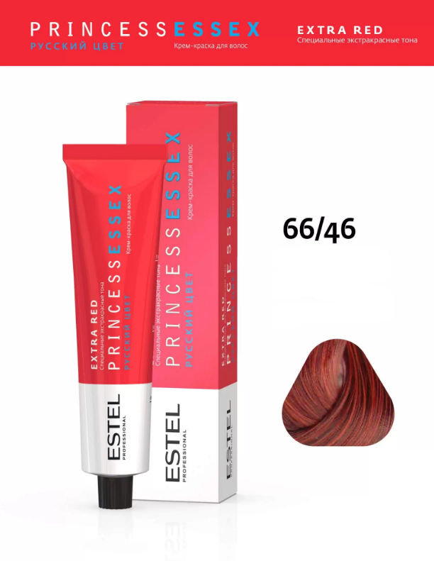 Professional ESSEX PRINCESS EXTRA RED 66/46 зажигательная латина 60мл (У-40)