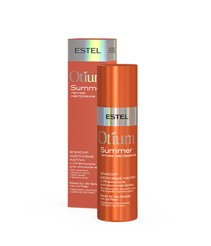 Estel Otium Summer OT/S/V100 Эликсир для кончиков волос "Шелковые капли" 100мл