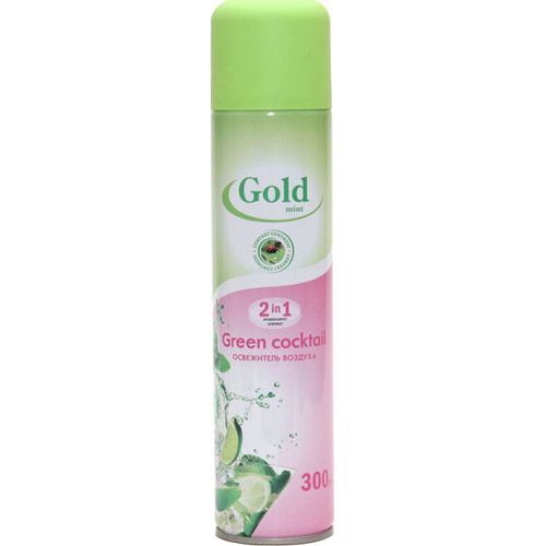 Освежитель воздуха Gold Wind 300мл Green cocktail (У-12)