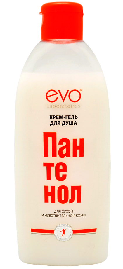 Крем-гель для душа Пантенол Evo 400мл для сухой и чувствительной кожи (У-6)