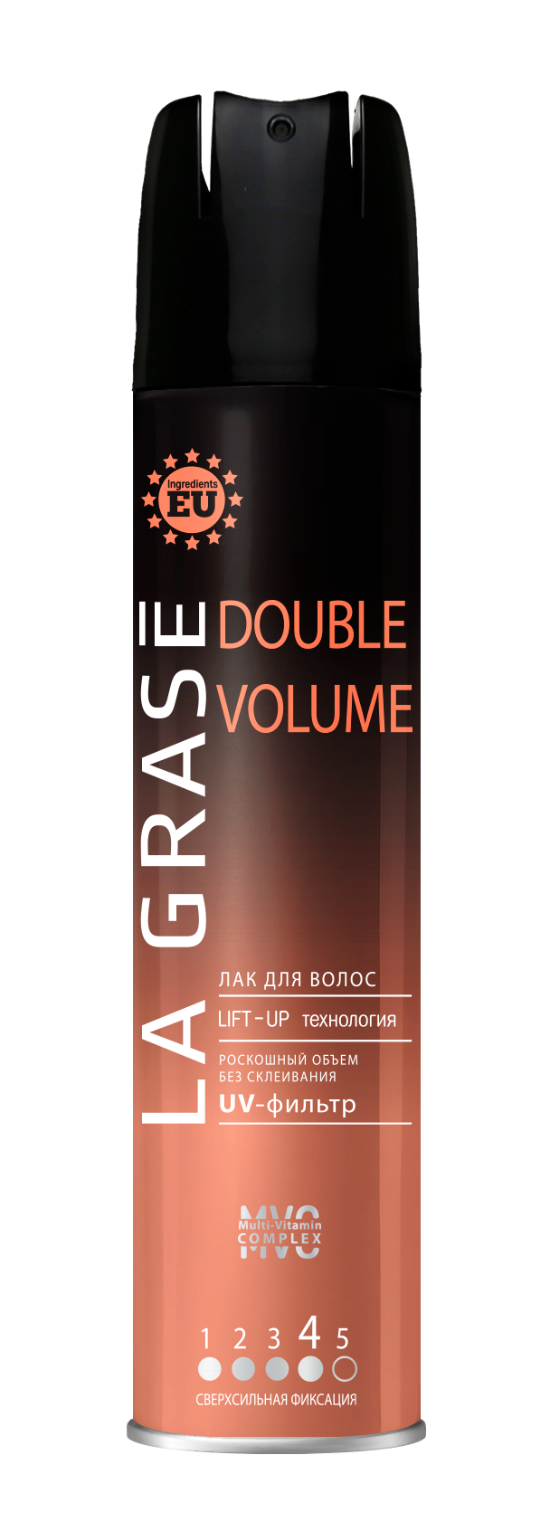 Лак для волос Lagrase Double Volume 250мл (У-12) 
