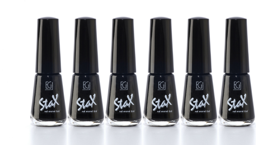 Лак для ногтей Stax set 19 6мл черный (У-18)