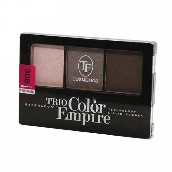 Тени для век TF Trio Color Empire 3-х цв. т. 306 лесной орех (У-12)