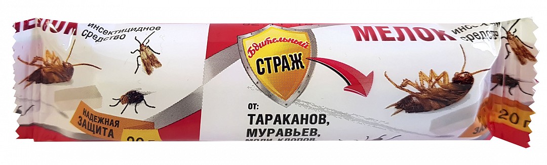 Мелок от тараканов и муравьев Бдительный страж 20г 