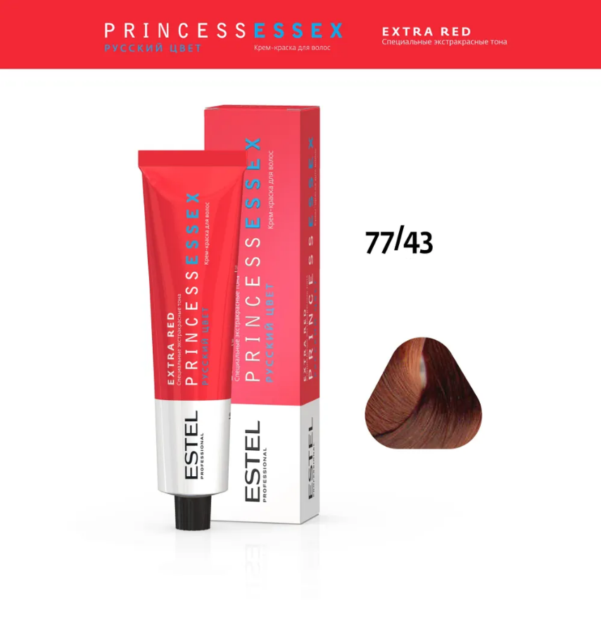Professional ESSEX PRINCESS EXTRA RED 77/43 эффектная румба 60мл (У-40)