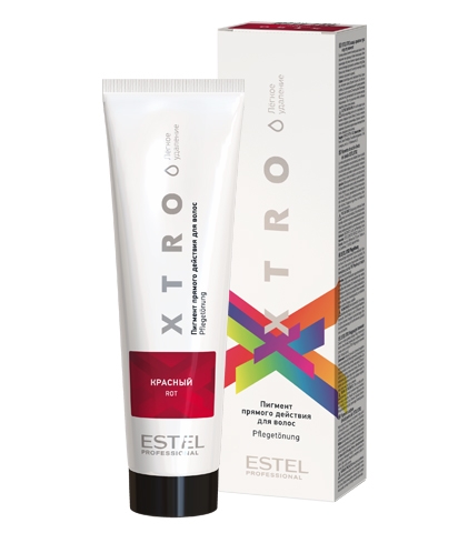 Professional Estel XTRO White EX/NR Пигмент прямого действия для волос Красный 100мл