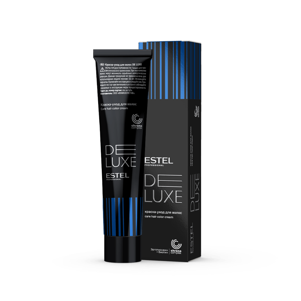 Professional DE LUXE 8/16 светло-русый пепельно-фиолетовый 60мл (У-20)