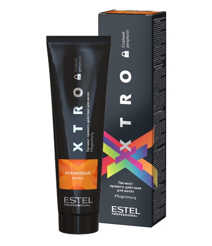 Professional Estel XTRO Black EX/NO Пигмент прямого действия для волос Оранжевый 100мл