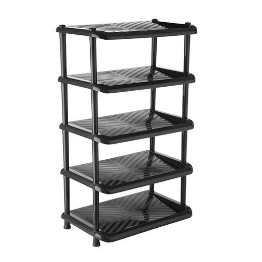 Полка для обуви 5-ти ярусная "Комфорт" черная