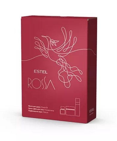 Estel ROSSA ER/PN Парфюмерный набор (п/в 50мл, масло д/душа 150мл, крем-суфле д/тела 200мл)