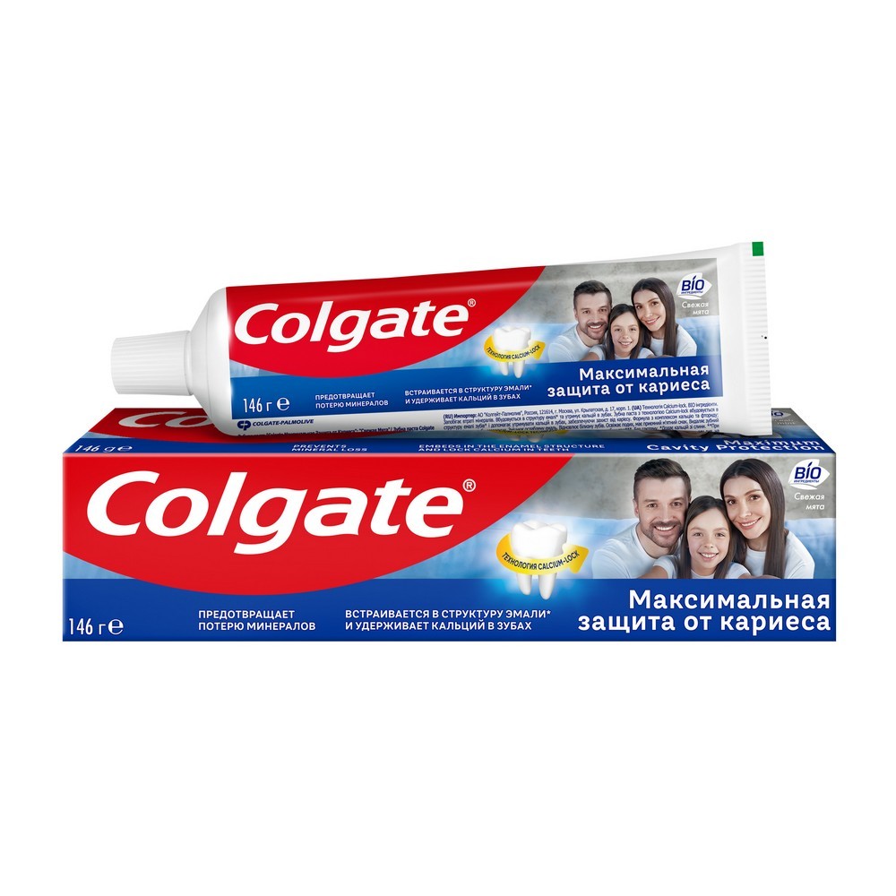 Зубная паста Colgate Защита от кариеса 100мл свежая мята (У-12)