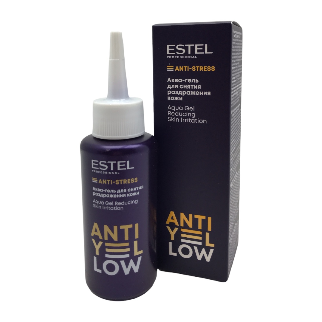 ESTEL ANTI-YELLOW AY/STR Аква-гель для снятия раздражения кожи  80мл