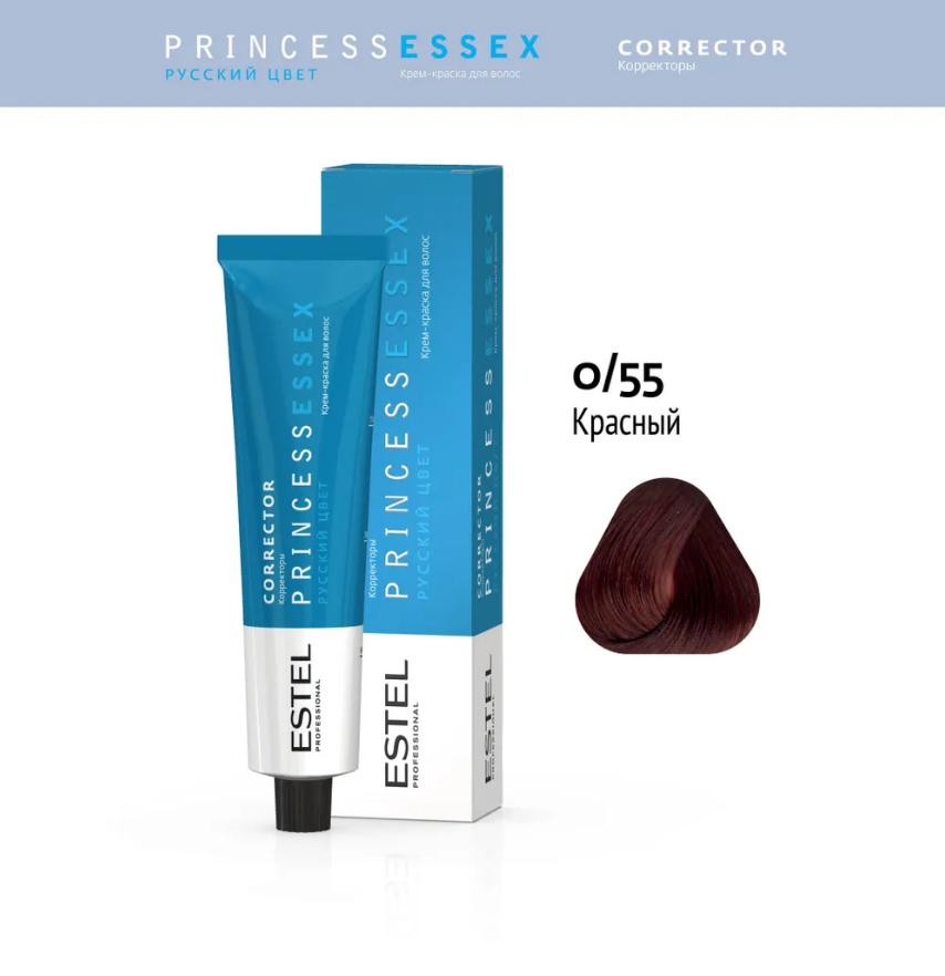 Professional ESSEX PRINCESS CORRECT 0/55 красный 60мл
