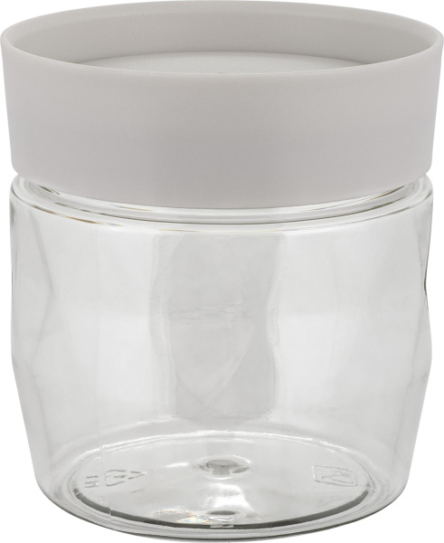 Банка для сыпучих продуктов 0,5л Plast Team Stockholm пепельный жемчуг