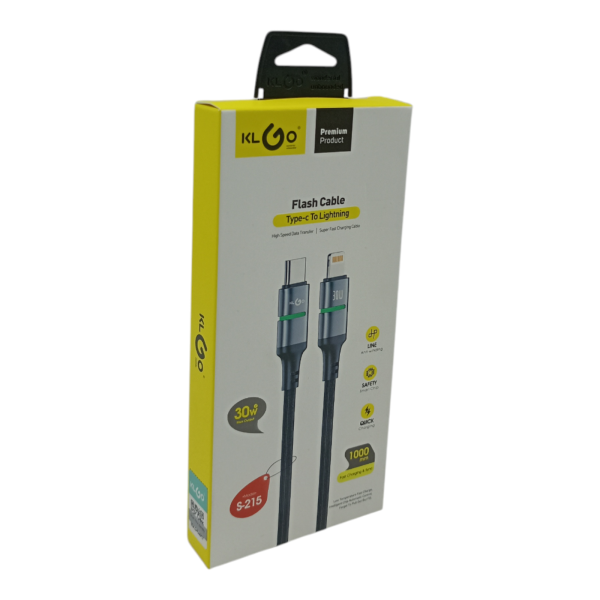 Кабель Type-C/Apple Lightning KLGO