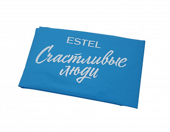 Пеньюар парикмахерский ESTEL Счастливые люди, голубой /A.2645/